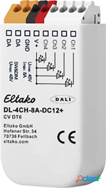 DL-4CH-8A-DC12+ Eltako Dimmer LED 4 canali Ad incasso, Da