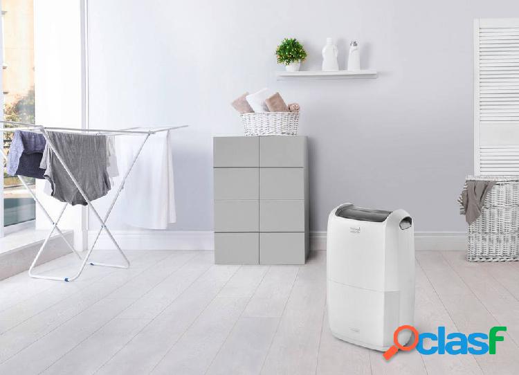 DeLonghi DDSX225 Deumidificatore 100 m³ 0.83 l/h Bianco