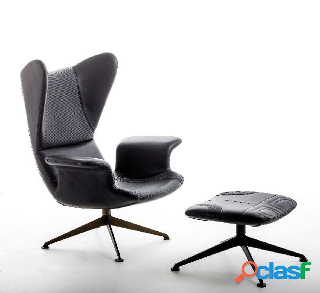 Diesel with Moroso Longwave Pouf Girevole Ricamato