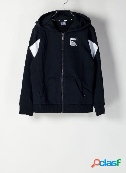 FELPA REBEL BLOCK CON CAPPUCCIO RAGAZZO