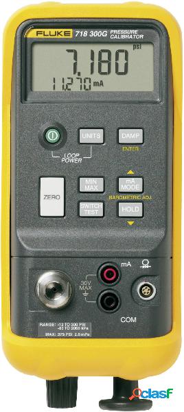 Fluke 718 300G Calibratore Pressione, Corrente Batterie 9 V