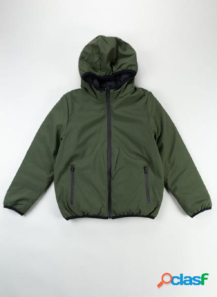 GIUBBOTTO CON CAPPUCCIO SOFTSHELL REVERSE RAGAZZO