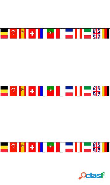 Ghirlanda Bandiere Europee