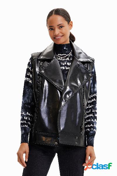 Gilet biker oversize