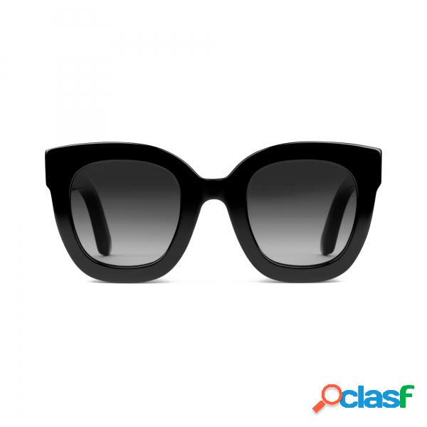 Gucci Gafas Gg0208S 001 Acetate 140 Black-Black-Grey Gucci