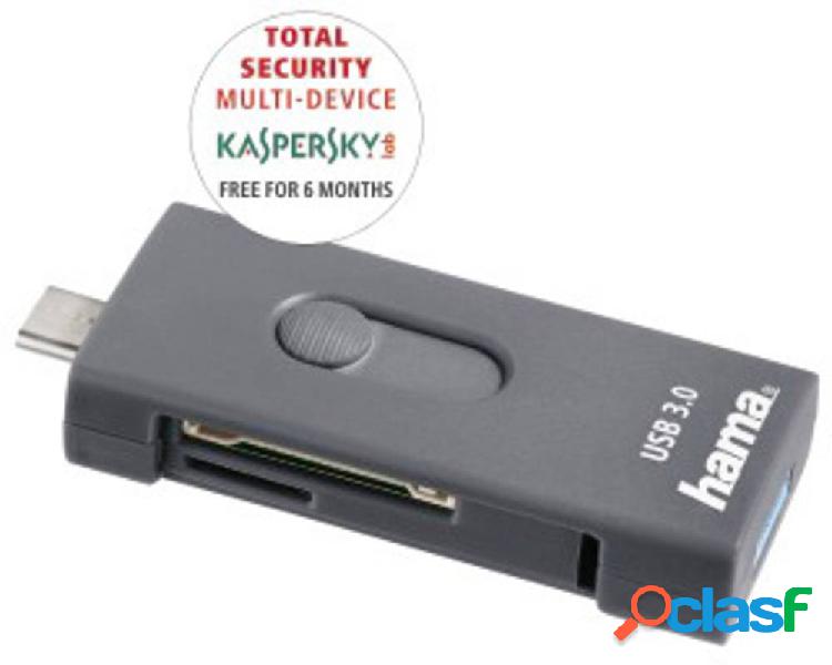 Hama 124145 Lettore schede di memoria esterno USB 3.2 Gen 1