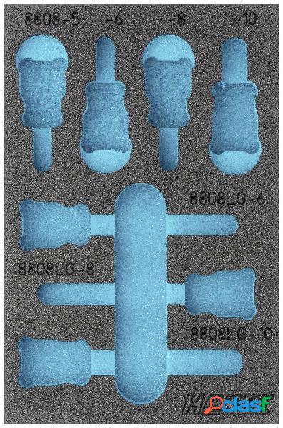 Hazet 163-460L 163-460L Inserto in schiuma (L x L) 172 mm x