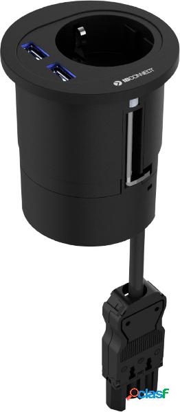 IB Connect 60103001/3 1 pezzo Presa da incasso con uscita di