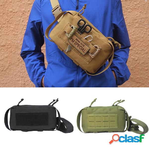 IPRee® Tactical Shoulder Borsa Uomo Sling Crossbody Molle