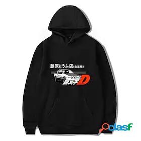 Inspired by Initial D Takumi Fujiwara 100% Polyester Hoodie