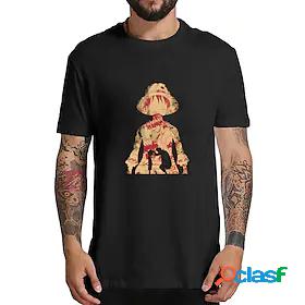 Inspired by One Piece Monkey D. Luffy 100% Polyester T-shirt