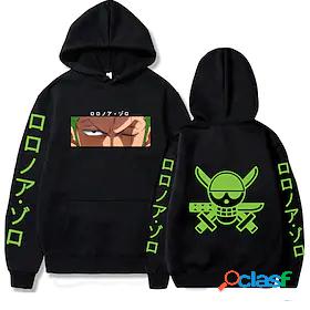 Inspired by One Piece Roronoa Zoro 100% Polyester Hoodie