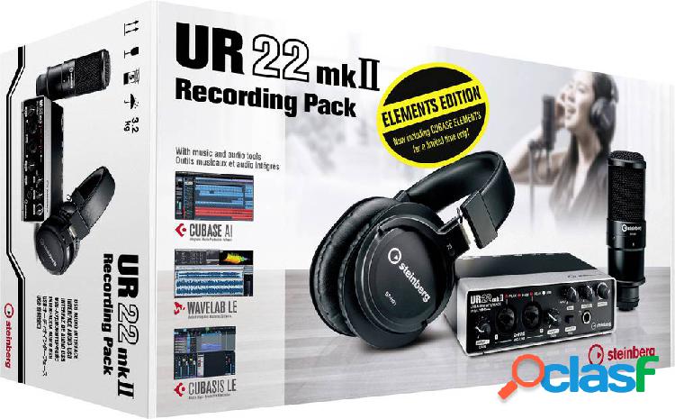 Interfaccia audio Steinberg UR22 MKII Recording Pack