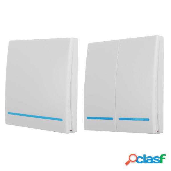 Interruttore a pulsante WiFi 1/2 Gang Controllo luce da