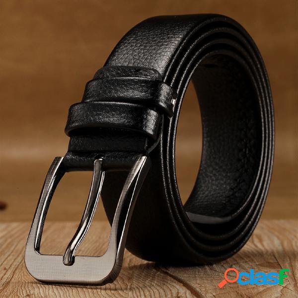JASSY 120cm Mens Business Casual PU Leather Pin Buckle