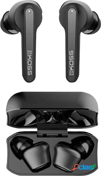 KOSS TWS150i Cuffie auricolari Bluetooth Nero resistente