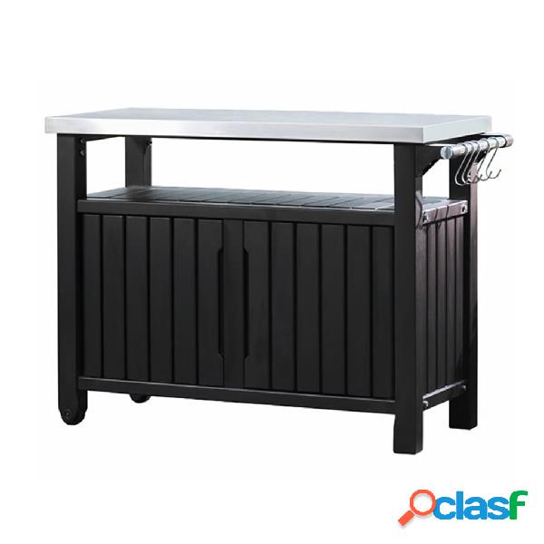 Keter Tavolo Esterni Multifunzione per Barbecue Unity XL