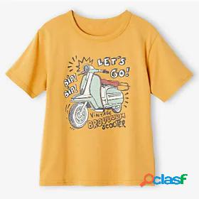 Kids Boys T shirt Short Sleeve 3D Print Crewneck Letter
