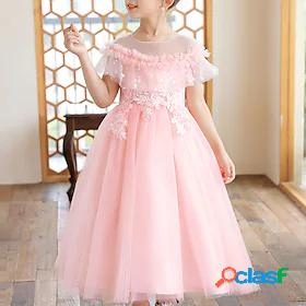 Kids Little Girls Dress Floral Wedding Birthday Party