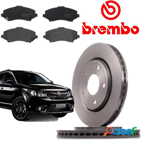 Kit Dischi e Pastiglie Freno Anteriori Brembo Fiat Freemont