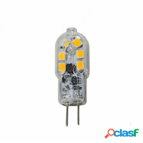 LAMPADINA 12 LED SMD G4 1,8 WATT 12V LUCE CALDA FREDDA