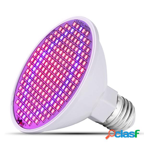 LED Grow Light Bulb 20W Plant Light with 200 LEDs E27 Base