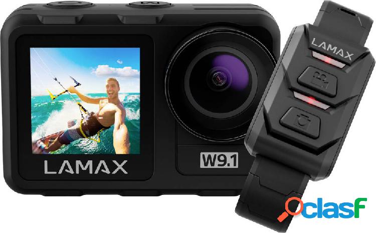 Lamax W9.1 Action camera 4K, con stativo, Impermeabile,