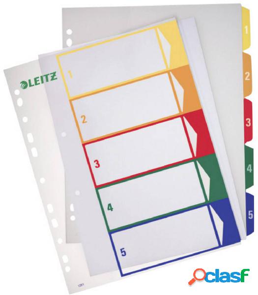 Leitz 12910000 Divisore DIN A4, Fuori misura 1-5