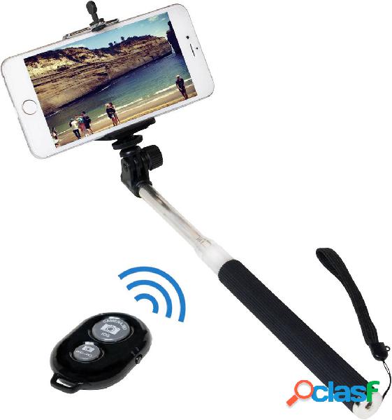 LogiLink BT0034 Asta per selfie 8.7 cm 1/4 pollice Nero,
