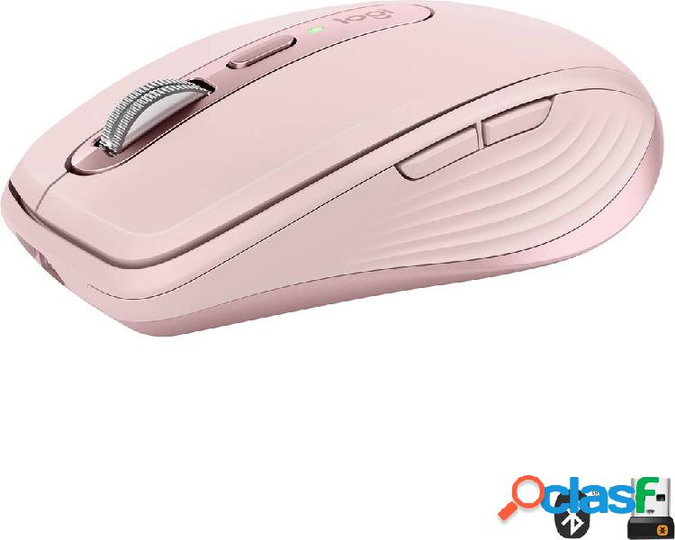 Logitech MX Anywhere 3 Mouse wireless Bluetooth®, Senza
