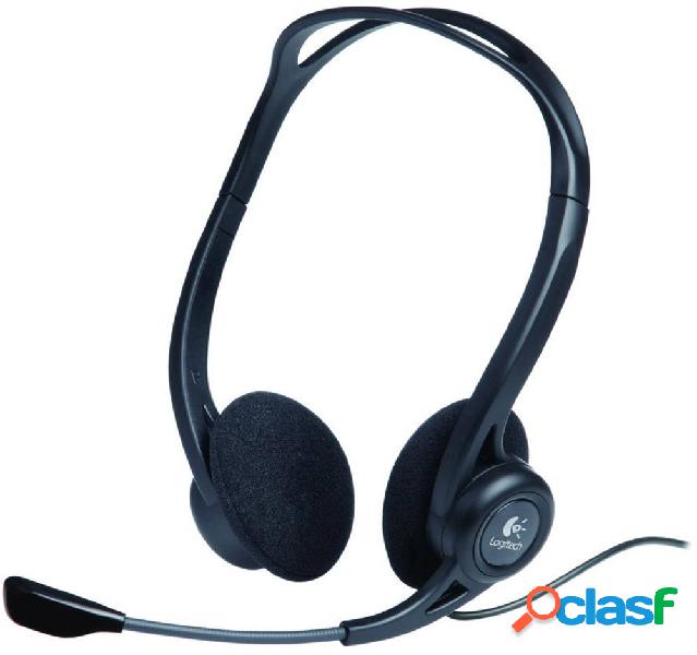 Logitech PC 960 Computer Cuffie On Ear via cavo Stereo Nero