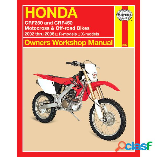 Manuale di officina per Honda CRF 250-450 -06