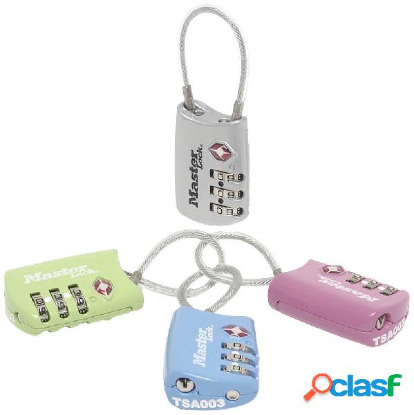Master Lock P22071 Lucchetto per valigia Multicolore