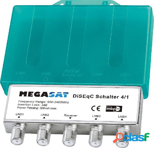 MegaSat DiSEqC 4/1 Switch DiSEqC 4 (4 satellitare / 0