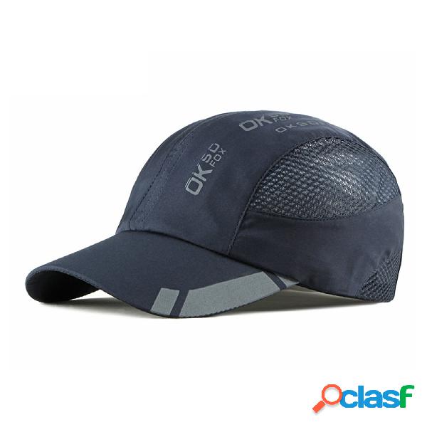 Menico Mens Polyester Fabric Outdoor Casual Quick Dry Cap
