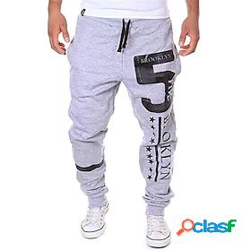 Mens Active Basic Drawstring Loose Active Relaxed Full