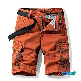 Mens Cargo Shorts Shorts with Side Pocket Multi Pocket