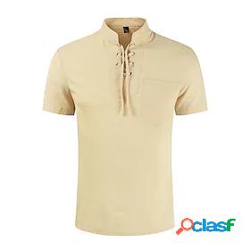 Mens Stand Collar Yoga Top Solid Color White Black Yoga