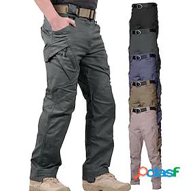 Mens Work Pants Hiking Cargo Pants Tactical Pants 9 Pockets