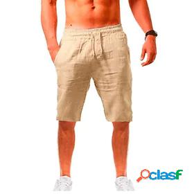 Mens summer loose Shorts breathable five-point pants mens