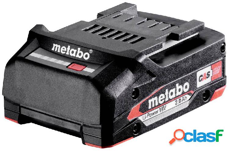 Metabo 625026000 Batteria per elettroutensile 18 V 2.0 Ah