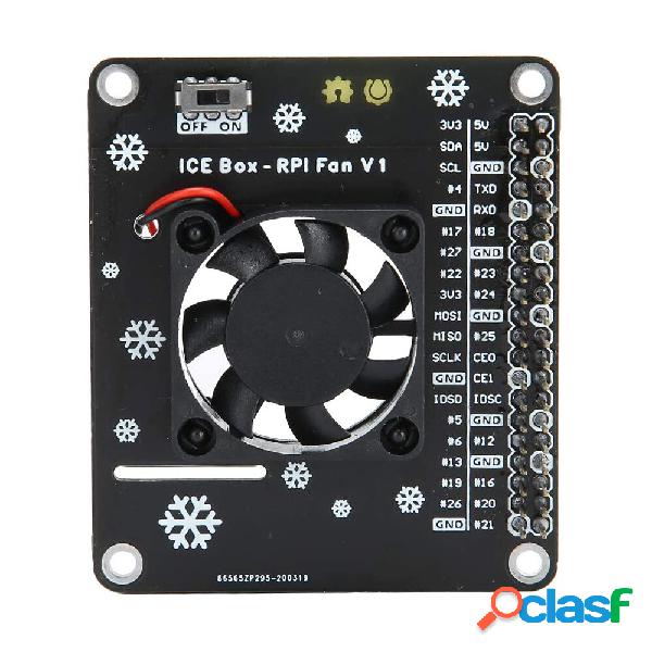 Mini Double Cooling Fan with GPIO Extension Board for