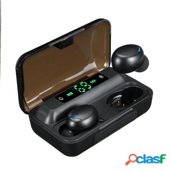 Mini TWS Wireless Bluetooth 5.0 Auricolare LED Display Power