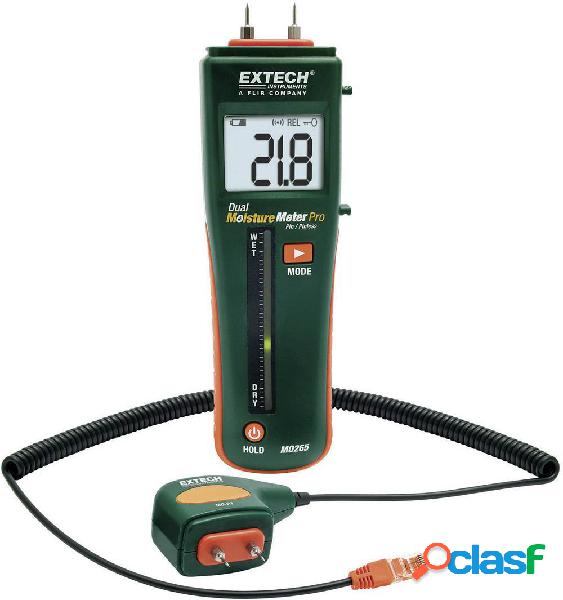 Misuratore di umidità per materiali Extech MO265 Range di