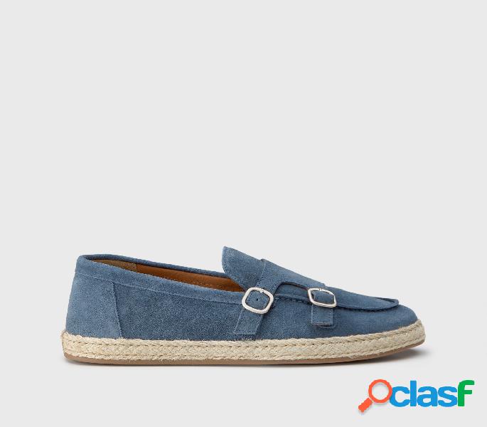 Mocassini in suede Blu 40_U