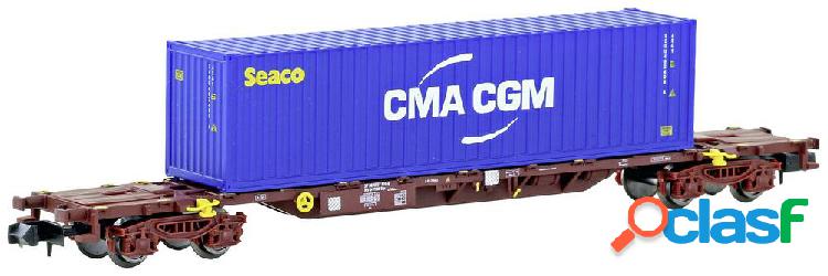 N vagone per container SGS di D-VTG MF TRAIN MF33443