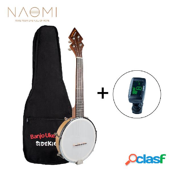 NAOMI Banjolele BanjoUke SideKicks Tenor Banjolele W / Gig
