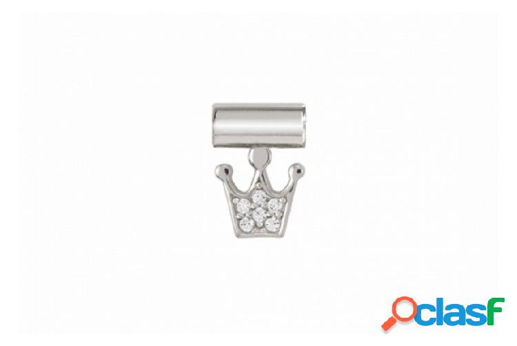 Nomination Ciondolo SeiMia argento corona con zirconi