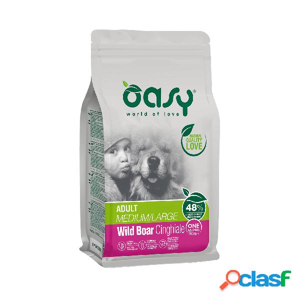 Oasy Dog Adult Medium Large One Animal Protein Cinghiale 2,5