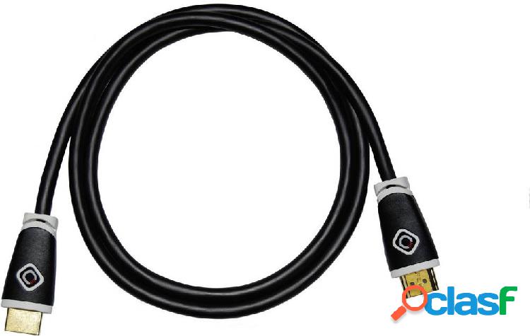 Oehlbach HDMI Cavo Spina HDMI-A, Spina HDMI-A 2.50 m Nero